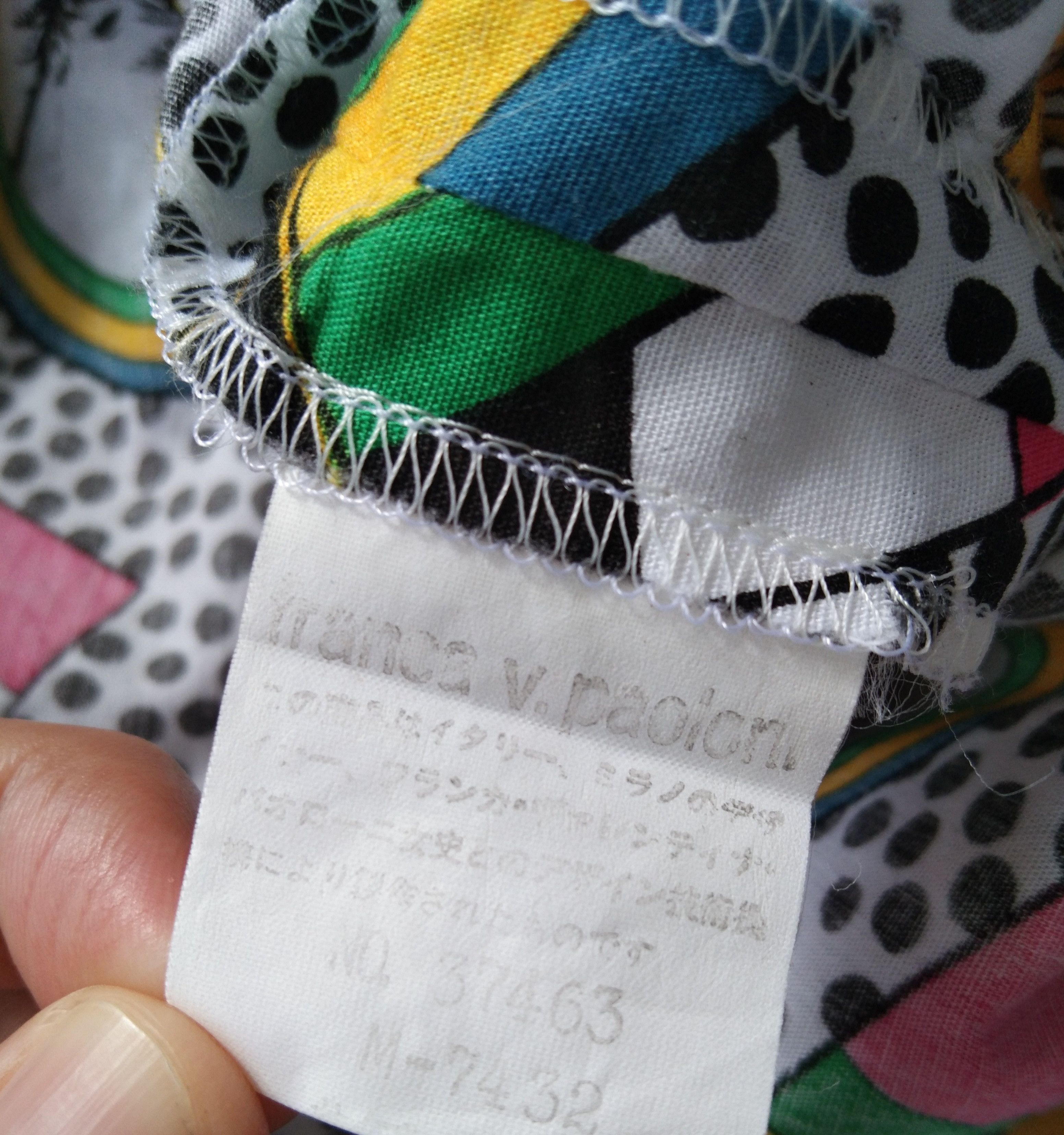 Designer × Vintage 1990s Franca V. Paoloni Fullprint Shirts Size L / US 10 / IT 46 - 9 Thumbnail