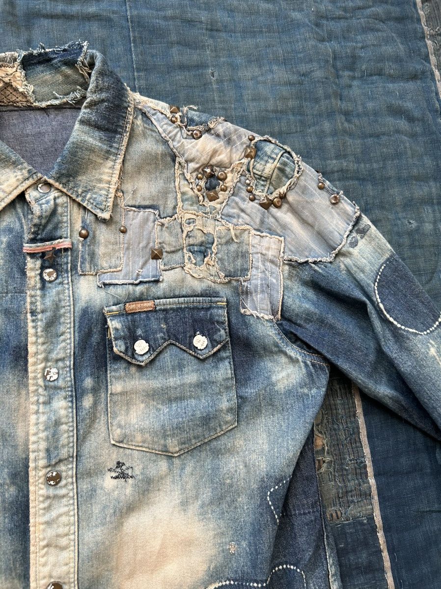 Kapital × Kapital Kountry kapital BORO Skelton skull studs shirts kountry Size US L / EU 52-54 / 3 - 5 Thumbnail