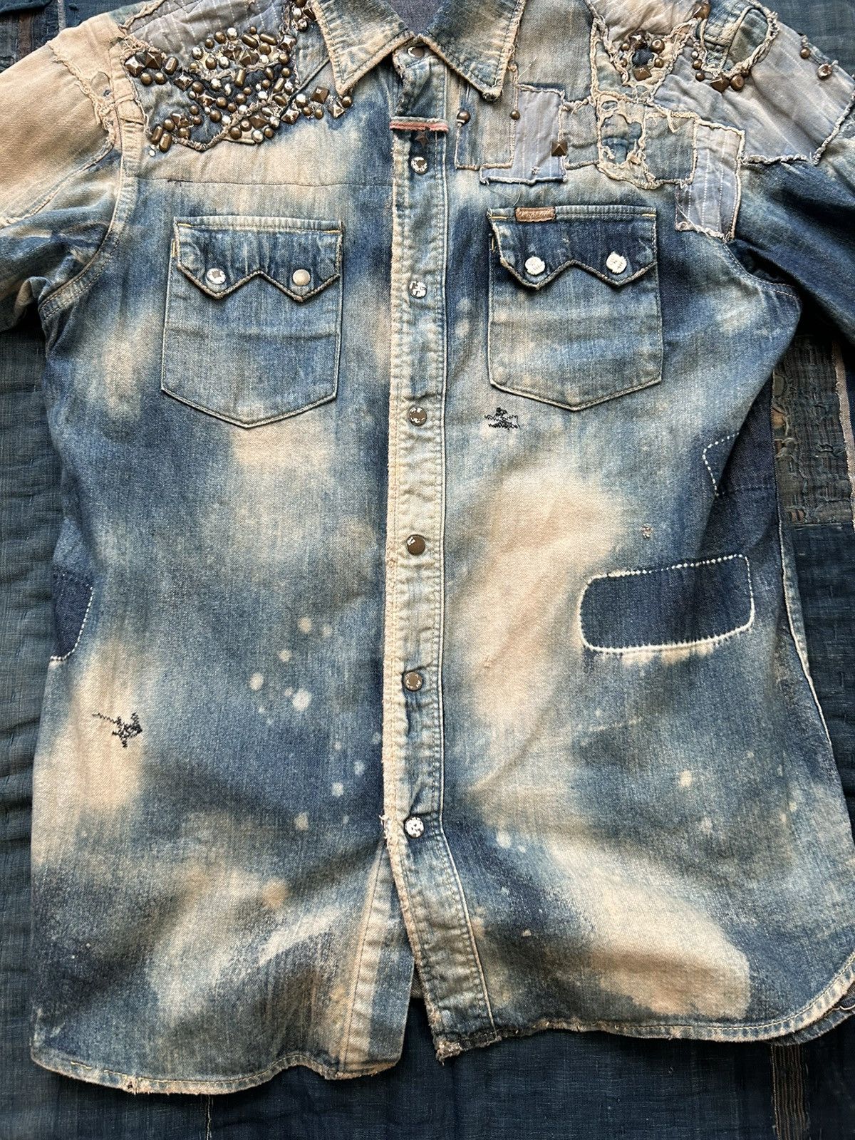 Kapital × Kapital Kountry kapital BORO Skelton skull studs shirts kountry Size US L / EU 52-54 / 3 - 3 Thumbnail