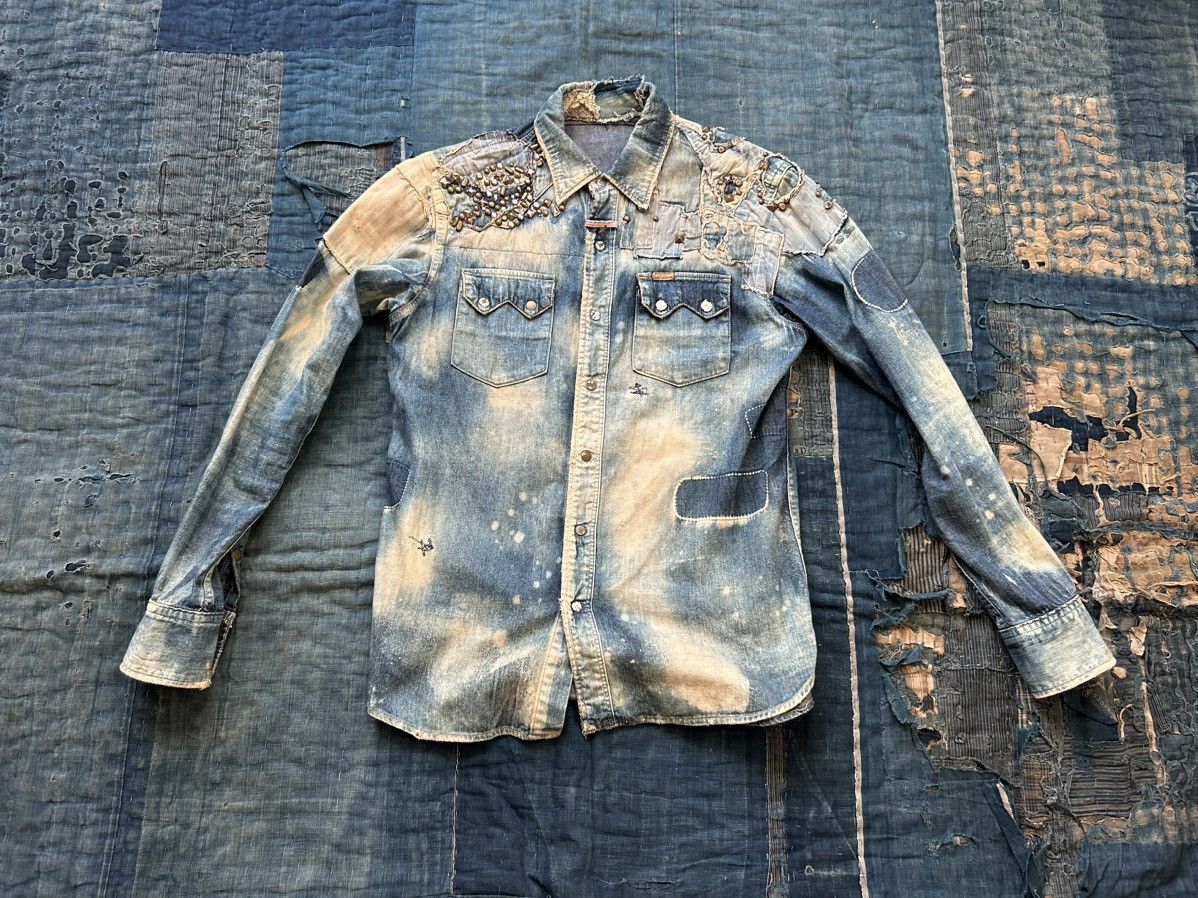 Kapital × Kapital Kountry kapital BORO Skelton skull studs shirts kountry Size US L / EU 52-54 / 3 - 1 Thumbnail
