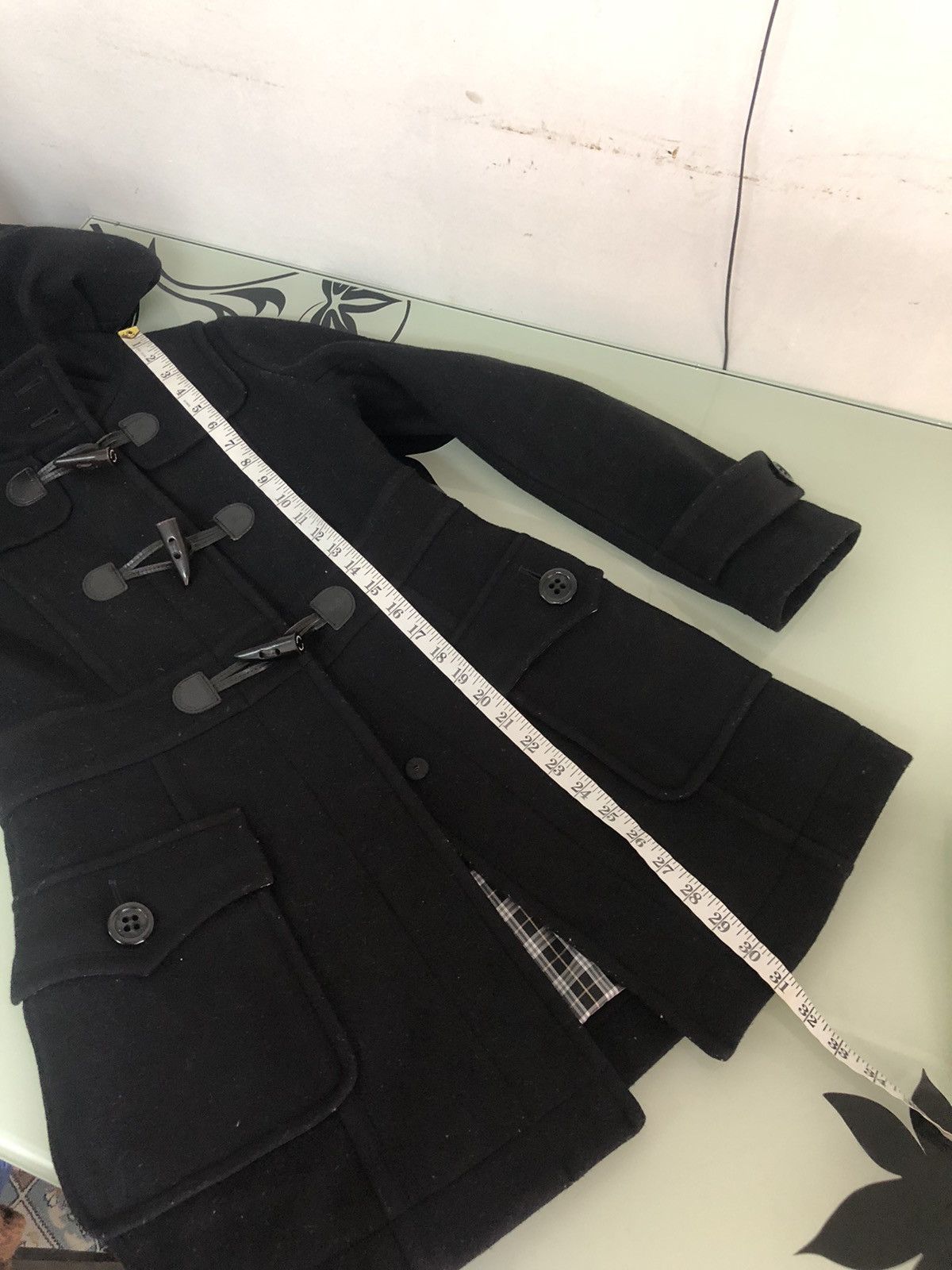 Burberry Vintage Burberry Blue Label Nova Check Duffle Coat Black Size XS / US 0-2 / IT 36-38 - 22 Thumbnail