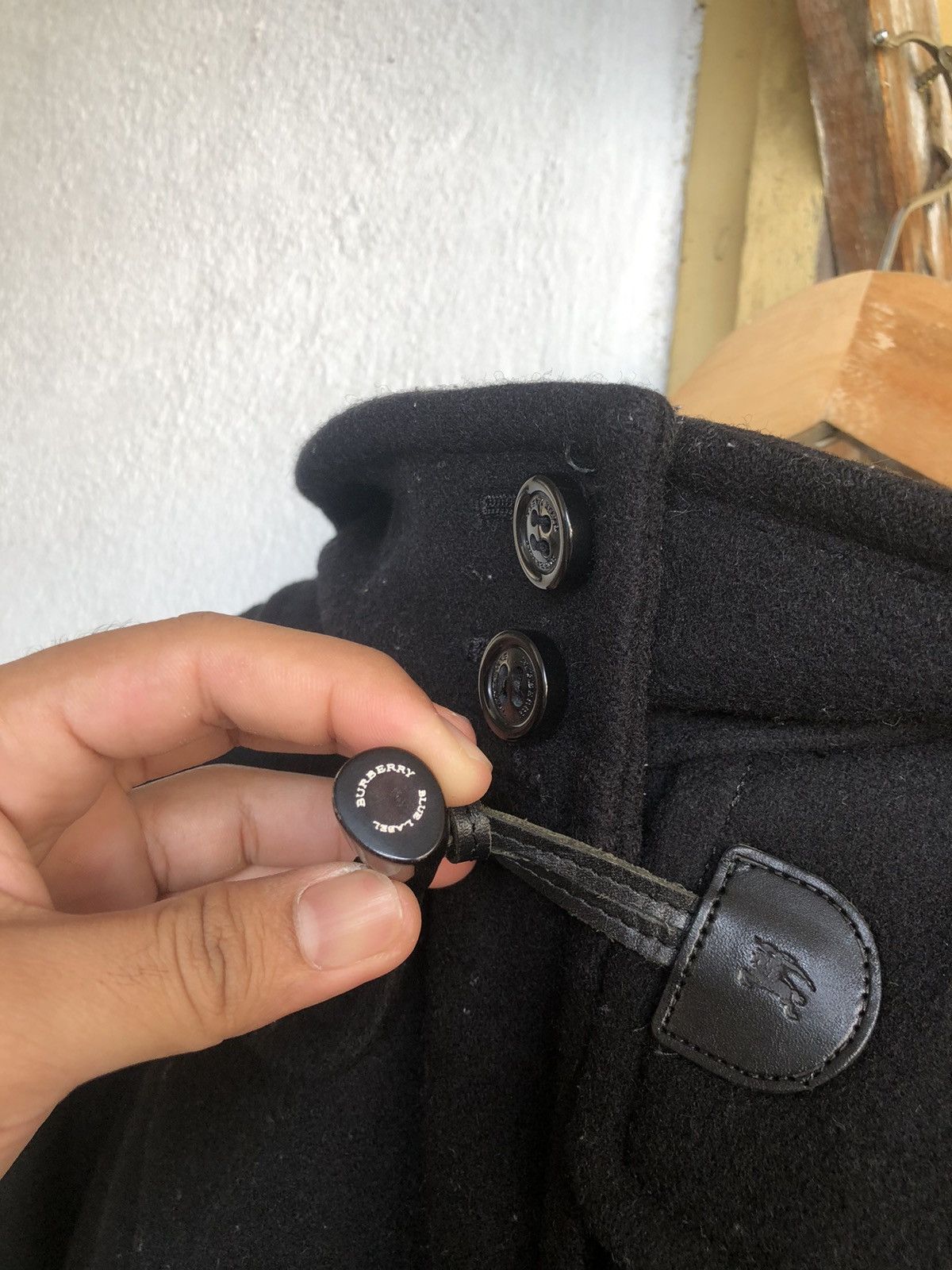 Burberry Vintage Burberry Blue Label Nova Check Duffle Coat Black Size XS / US 0-2 / IT 36-38 - 7 Thumbnail