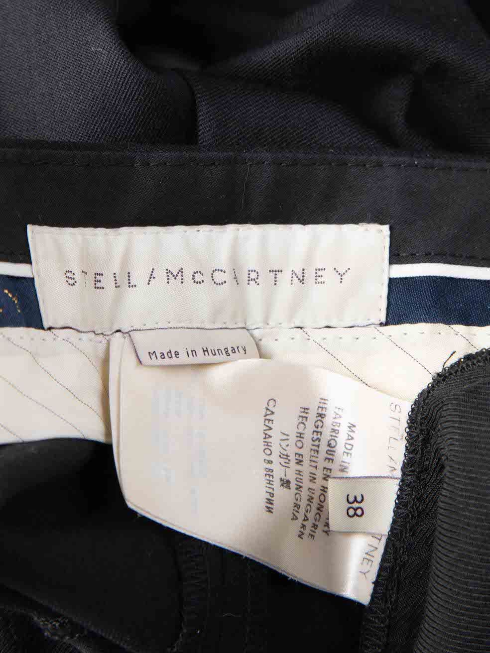 Black Slim Fit Trousers with Zip Details