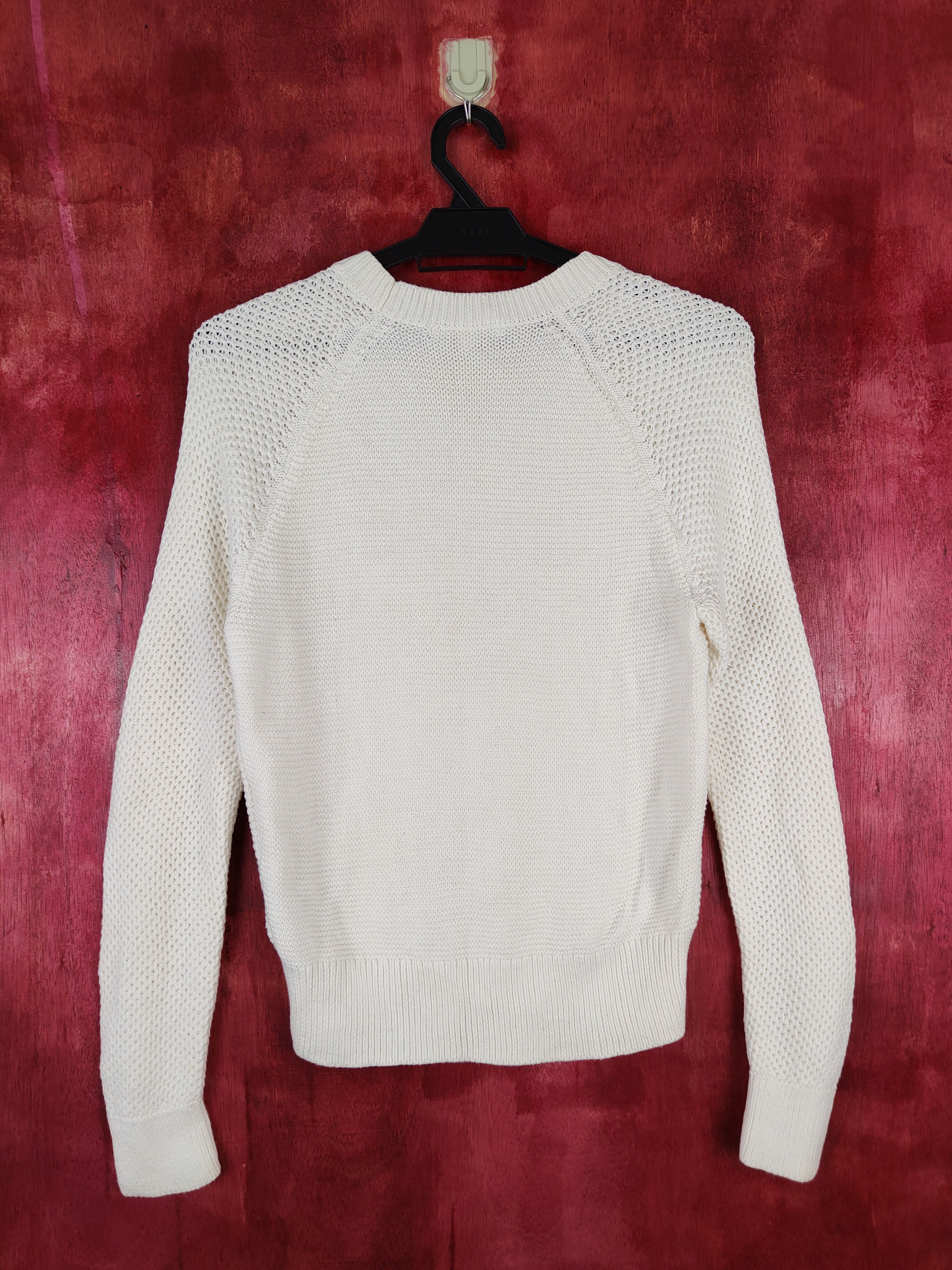 Japanese Brand × Uniqlo Uniqlo japan sweatshirt White aram isle cable Knitwear #5267 Size M / US 6-8 / IT 42-44 - 5 Thumbnail