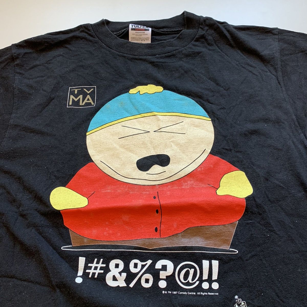 Vintage Vintage 90s South Park Eric Cartman Shirt Large Black Rare Size US L / EU 52-54 / 3 - 2 Thumbnail