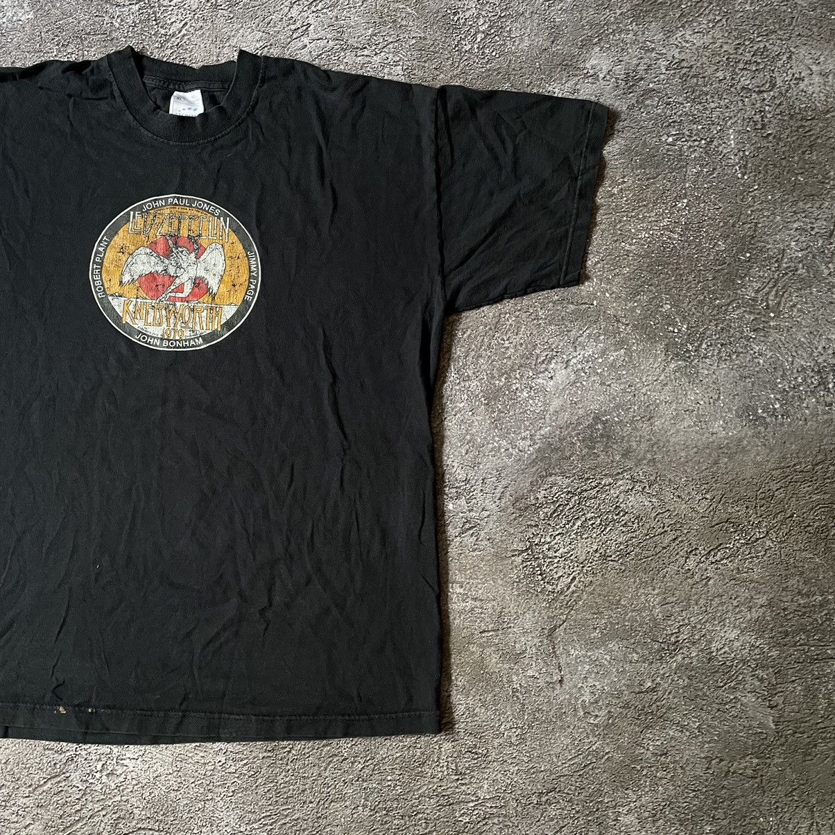 Band Tees Vintage 90s LED ZEPPELIN ABSTRACT CREEPY HORROR SKELETON Size US XL / EU 56 / 4 - 3 Thumbnail