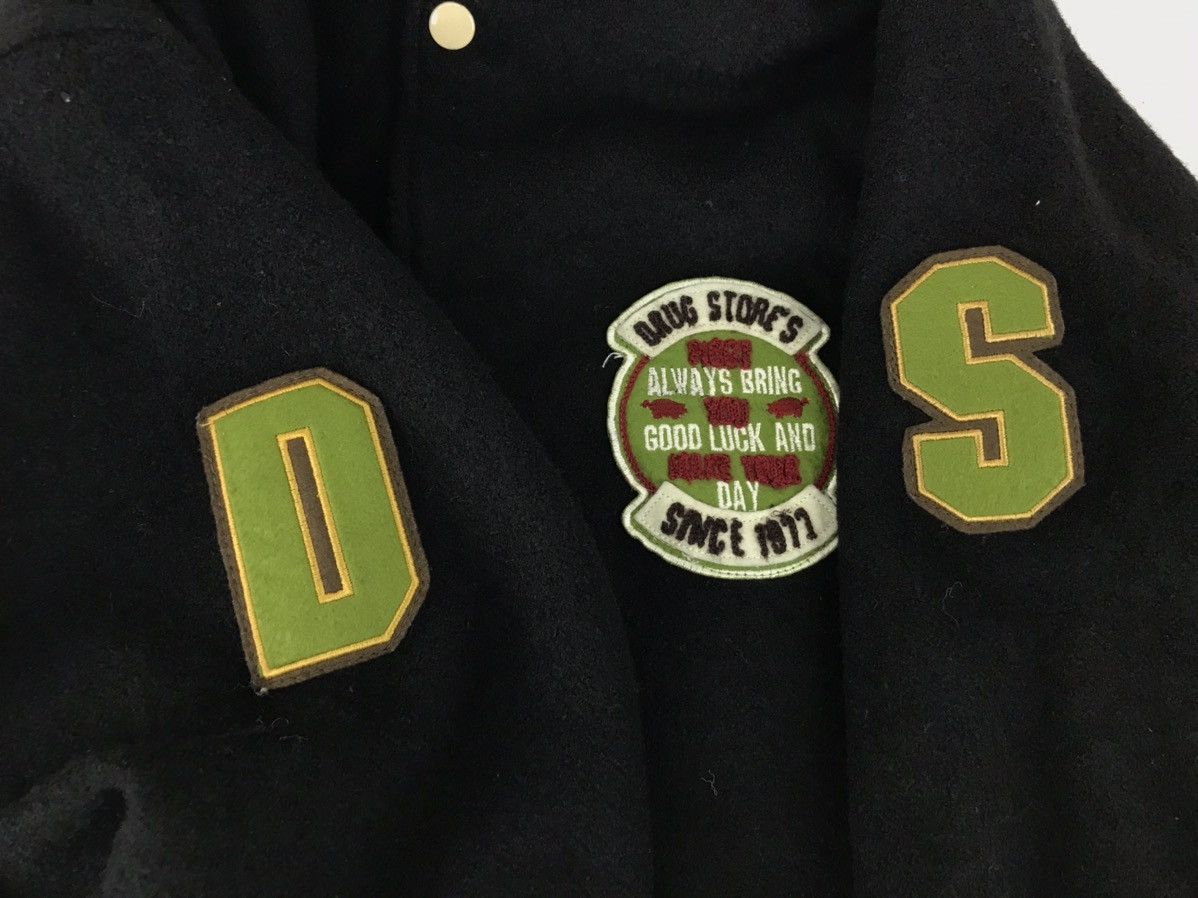 Japanese Brand Hype Drug Store's Varsity Jacket Hoodie Wool Quilted Inner Size US L / EU 52-54 / 3 - 9 Thumbnail