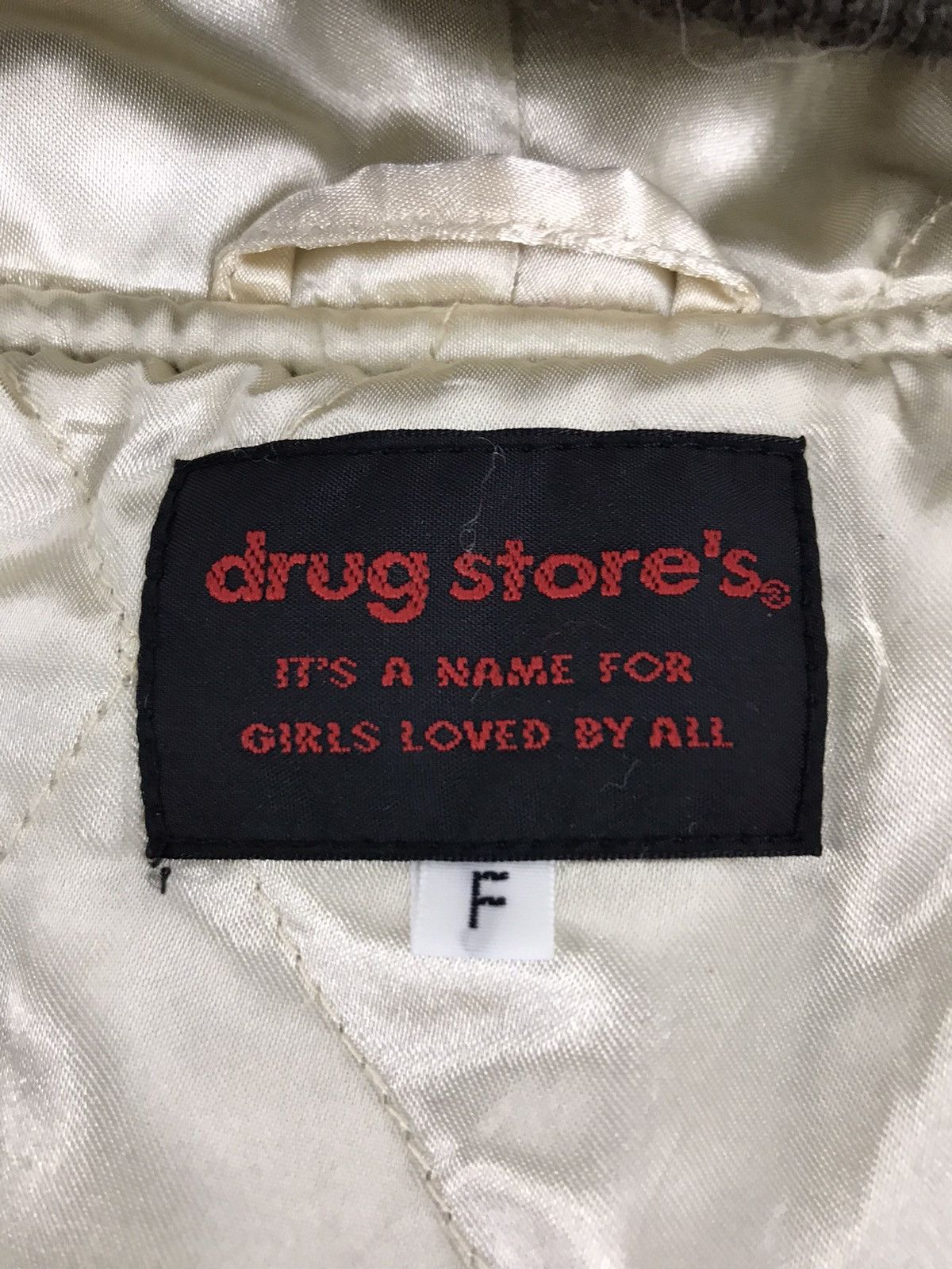 Japanese Brand Hype Drug Store's Varsity Jacket Hoodie Wool Quilted Inner Size US L / EU 52-54 / 3 - 4 Thumbnail