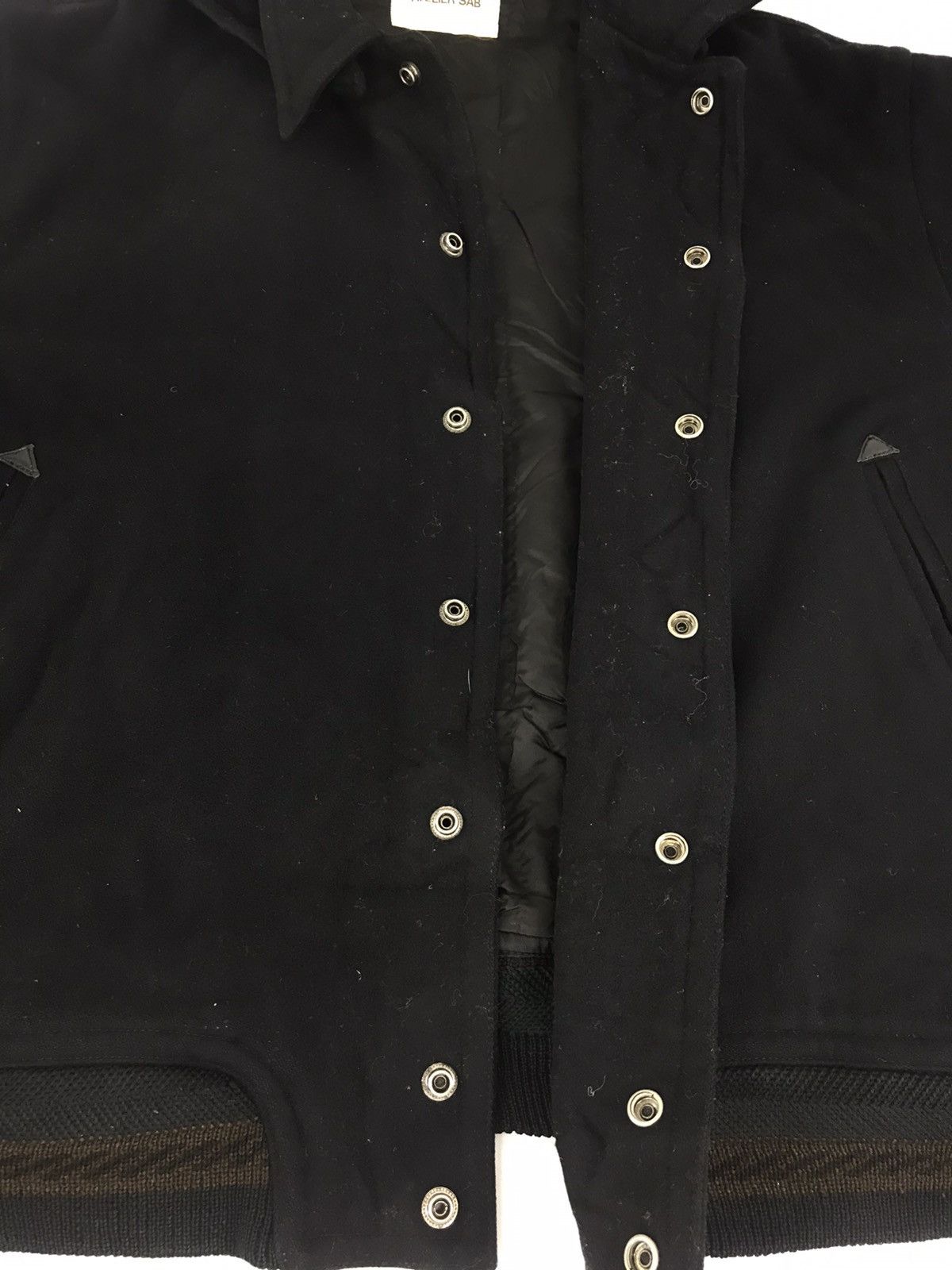 Japanese Brand Atelier Sab Autumn Winter Varsity Jacket Hoodie Size US L / EU 52-54 / 3 - 4 Thumbnail