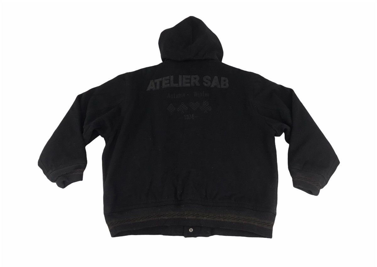 Japanese Brand Atelier Sab Autumn Winter Varsity Jacket Hoodie Size US L / EU 52-54 / 3 - 2 Thumbnail