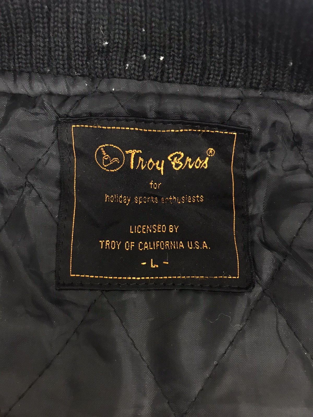 Japanese Brand Vintage Troy Bros California Plaid Checked Varsity Jacket Size US S / EU 44-46 / 1 - 6 Thumbnail