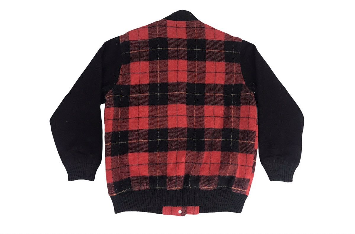 Japanese Brand Vintage Troy Bros California Plaid Checked Varsity Jacket Size US S / EU 44-46 / 1 - 2 Thumbnail
