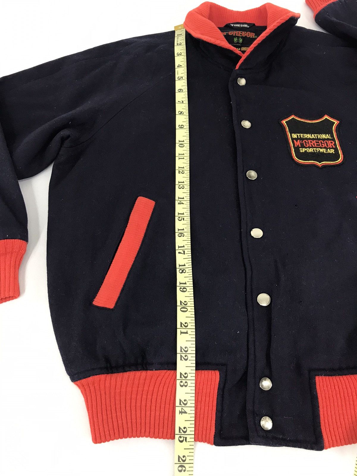 McGregor × Vintage 90s Mcgregor International Sportswear Varsity Jacket Wool Size US M / EU 48-50 / 2 - 8 Thumbnail