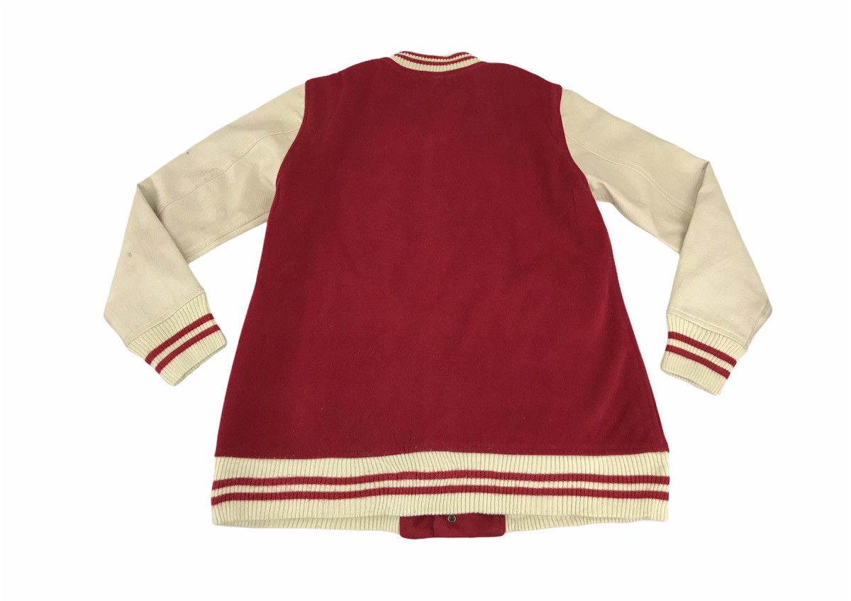 Japanese Brand Varsity Jacket R.S Navy Design Wool Leather Unisex Size US S / EU 44-46 / 1 - 7 Thumbnail
