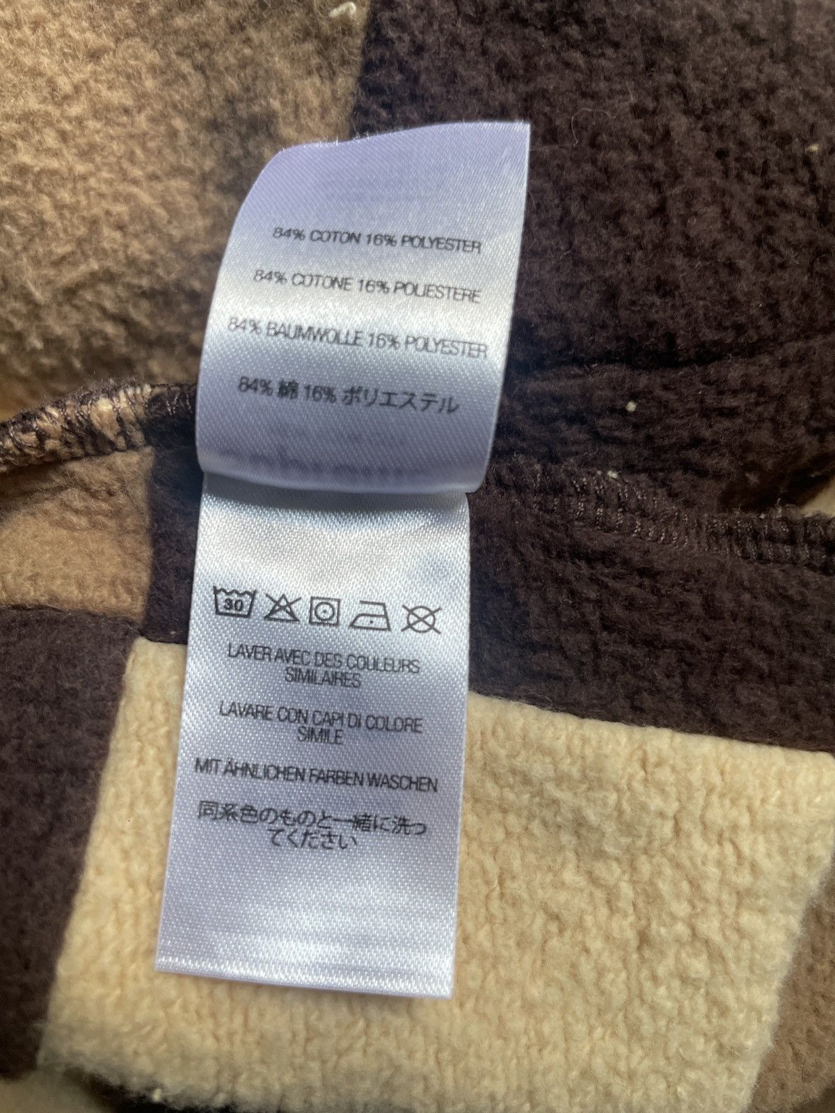 Supreme Reverse Patchwork Zip Up Hooded Sweatshirt | Grailed