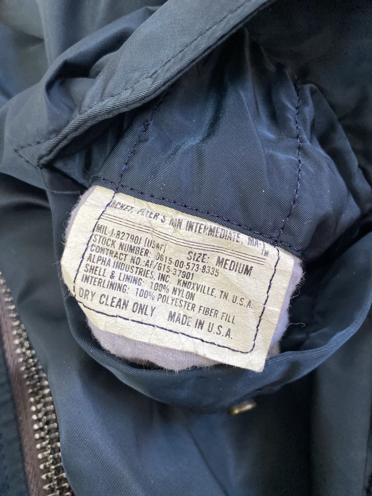 Alpha Industries × Vintage VINTAGE ALPHA INDUSTRIES BOMBER JACKET Size US M / EU 48-50 / 2 - 4 Thumbnail