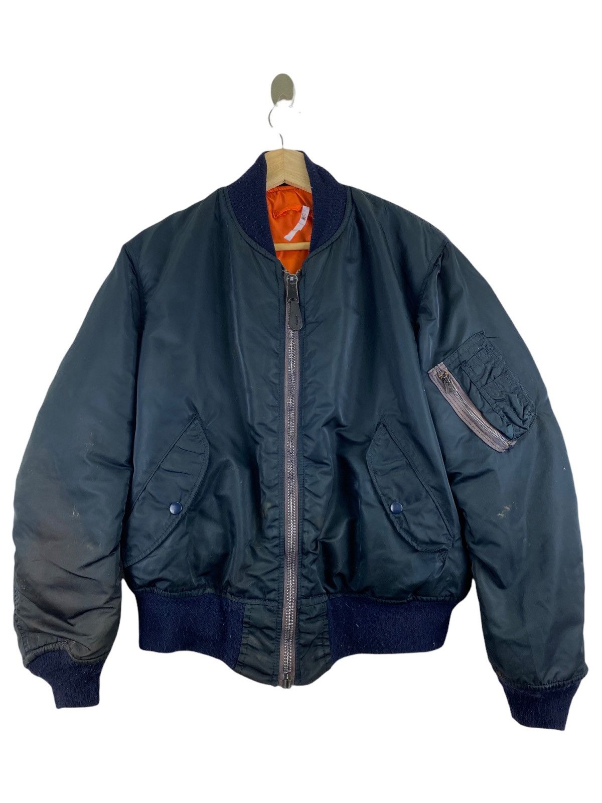 Alpha Industries × Vintage VINTAGE ALPHA INDUSTRIES BOMBER JACKET Size US M / EU 48-50 / 2 - 1 Thumbnail
