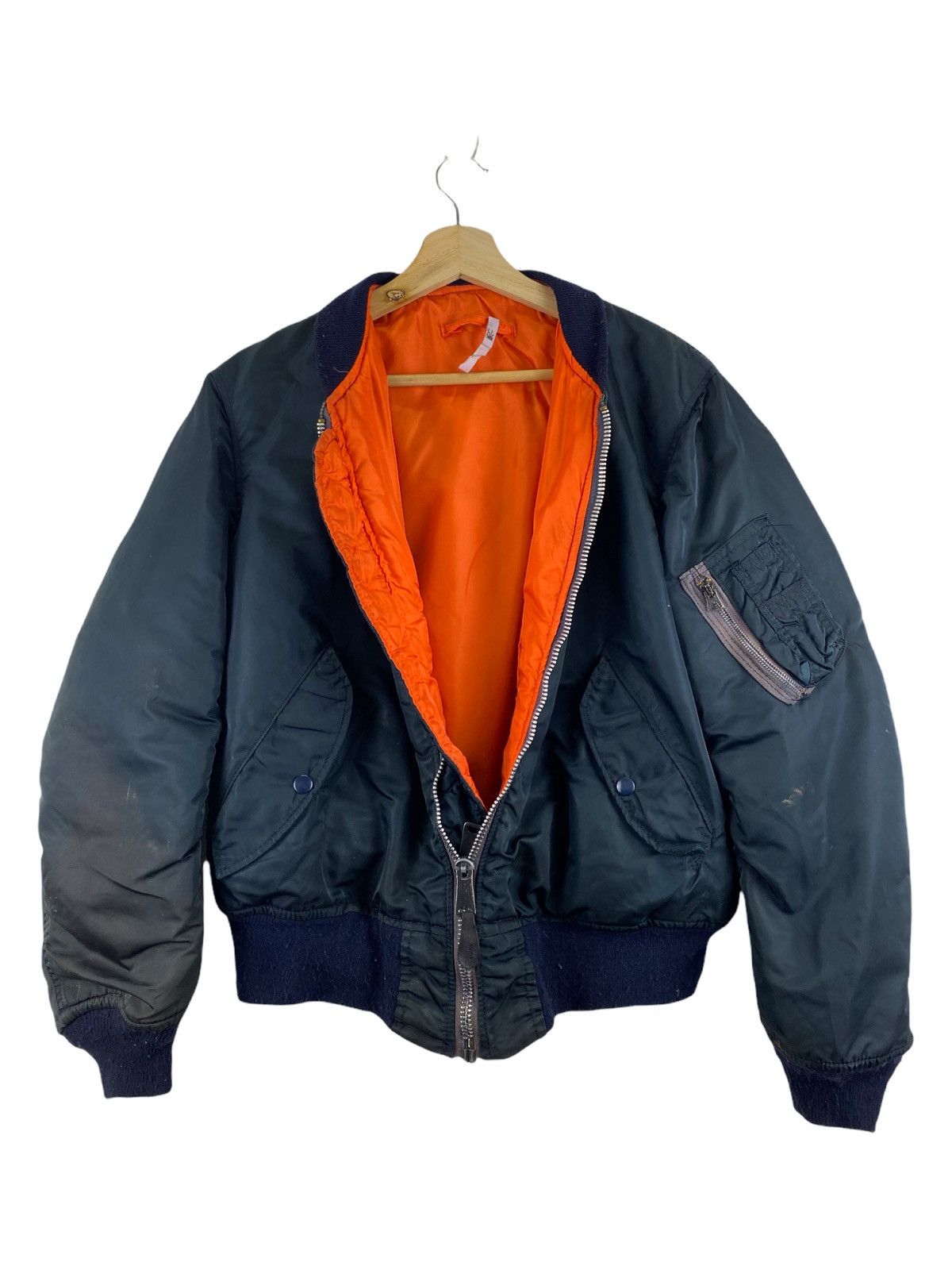 Alpha Industries × Vintage VINTAGE ALPHA INDUSTRIES BOMBER JACKET Size US M / EU 48-50 / 2 - 3 Thumbnail