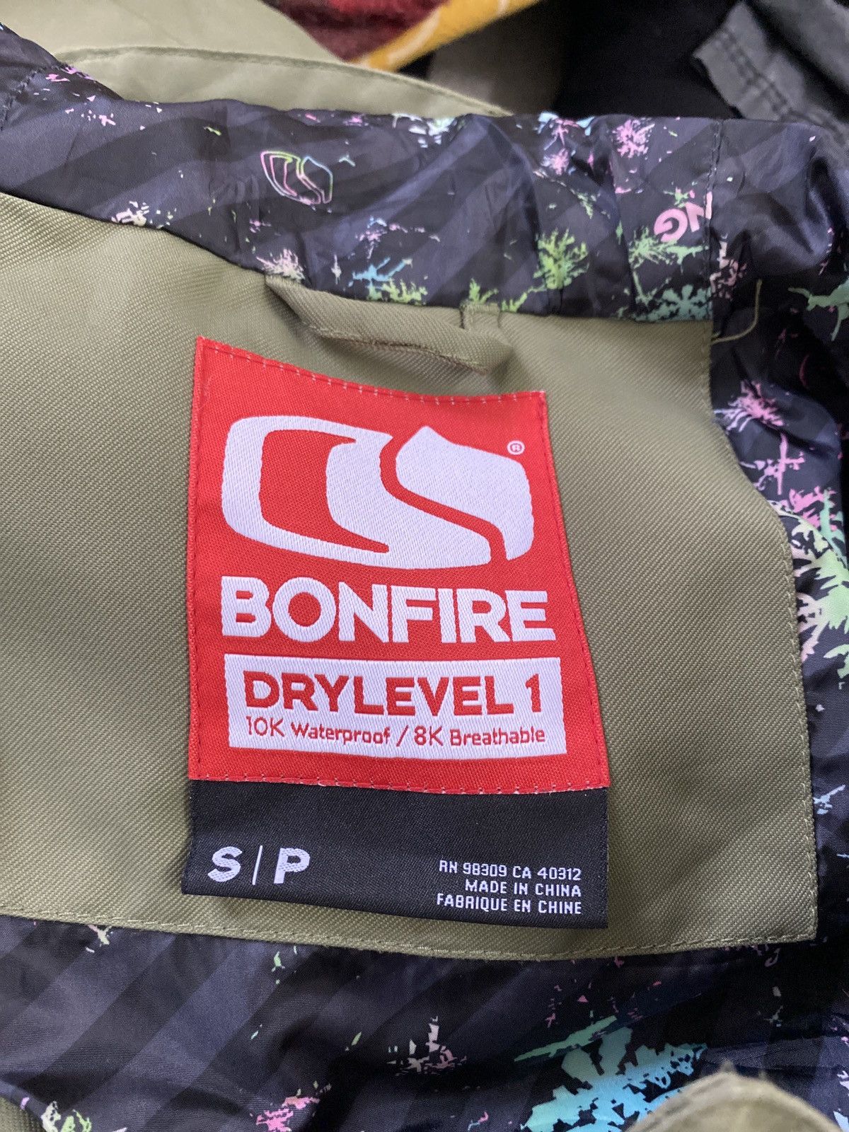 Bonfire BONFIRE WATERPROOF PARKA JACKET Size US M / EU 48-50 / 2 - 4 Thumbnail