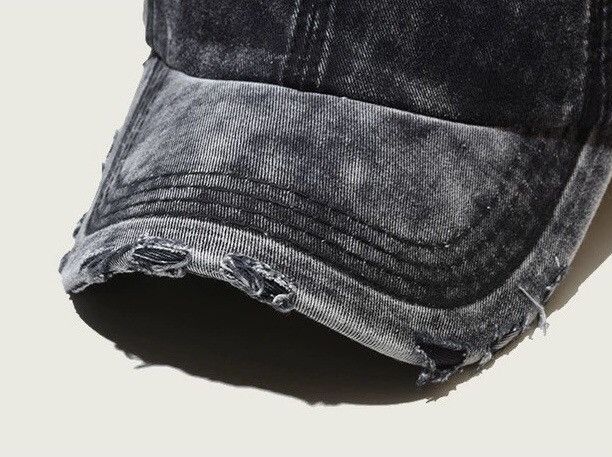 Japanese Brand Utility grunge tie dye distressed ripped cap Size ONE SIZE - 3 Thumbnail