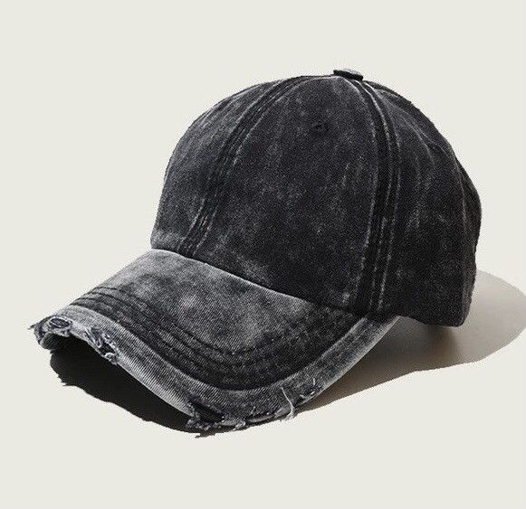 Japanese Brand Utility grunge tie dye distressed ripped cap Size ONE SIZE - 1 Thumbnail