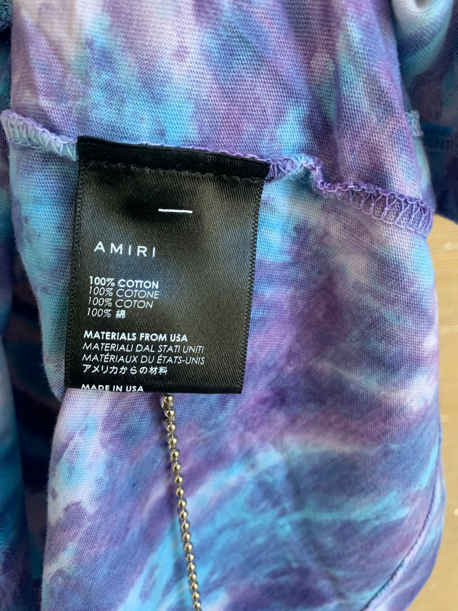 Amiri Lovebirds Tie Dye Tee in Multicolor Size US XS / EU 42 / 0 - 9 Thumbnail