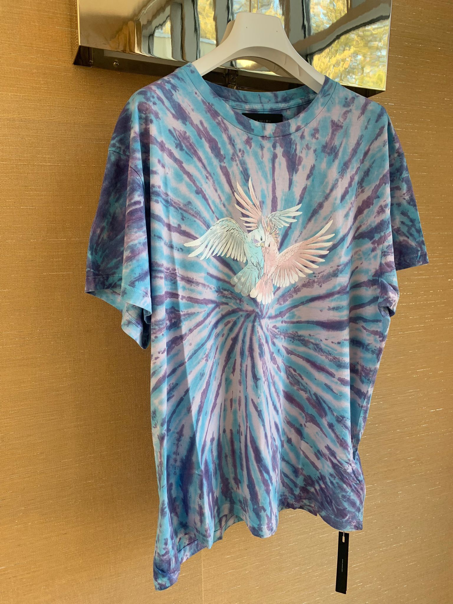 Amiri Lovebirds Tie Dye Tee in Multicolor Size US XS / EU 42 / 0 - 7 Thumbnail