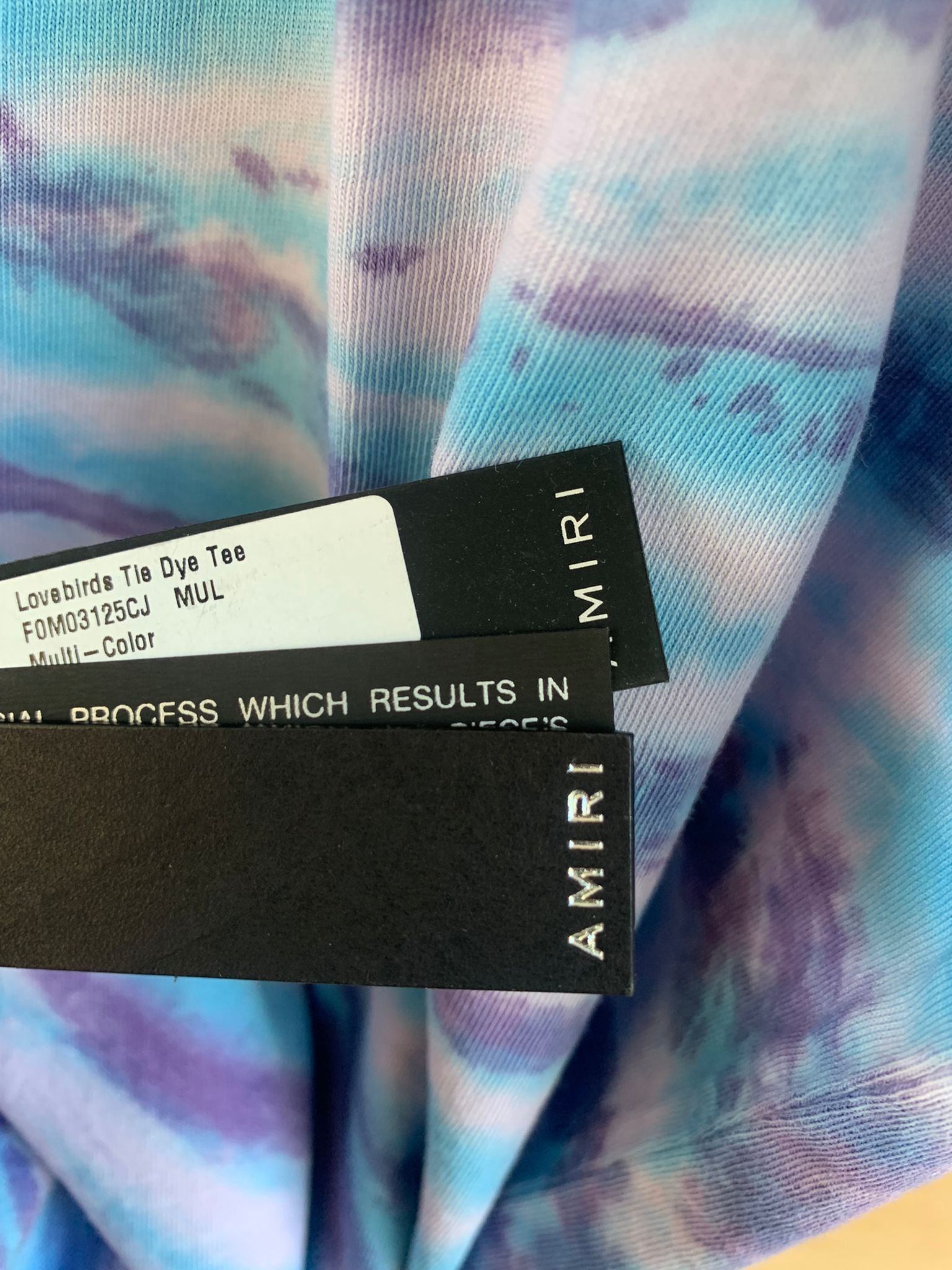 Amiri Lovebirds Tie Dye Tee in Multicolor Size US XS / EU 42 / 0 - 10 Thumbnail