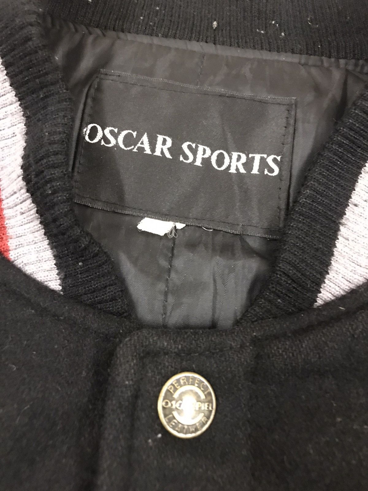 Other Vintage Wool Leather Varsity Jacket Oscar Sports Streetwear Size US L / EU 52-54 / 3 - 5 Thumbnail