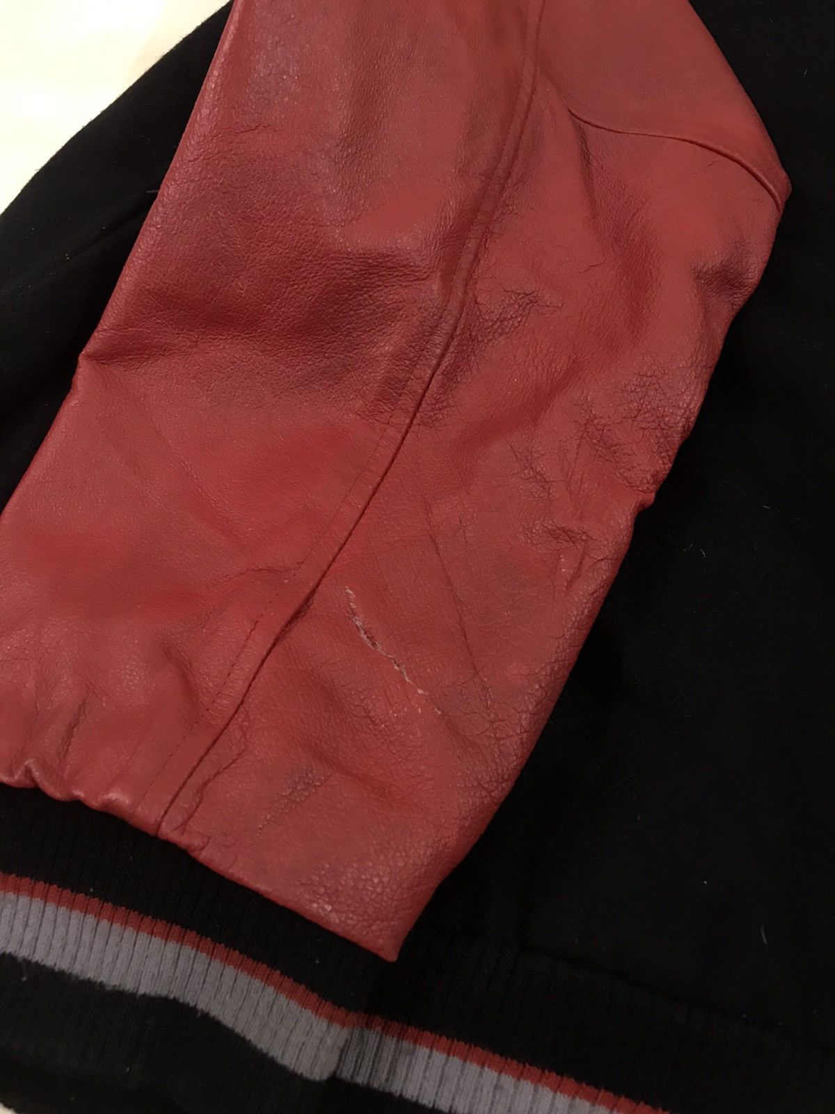 Other Vintage Wool Leather Varsity Jacket Oscar Sports Streetwear Size US L / EU 52-54 / 3 - 8 Thumbnail