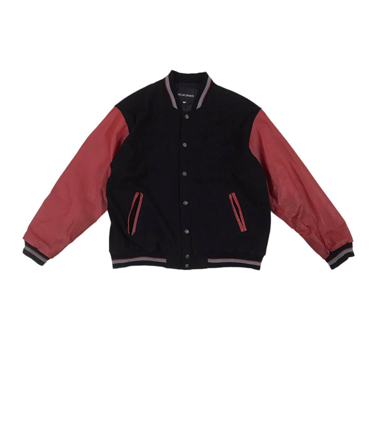 Other Vintage Wool Leather Varsity Jacket Oscar Sports Streetwear Size US L / EU 52-54 / 3 - 4 Thumbnail