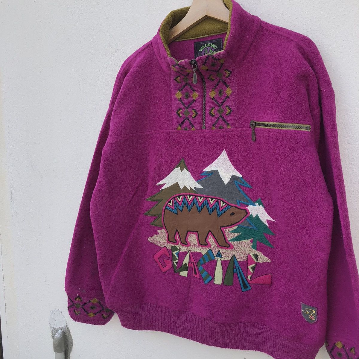 Vintage WALKING BY SILVY POLARLITE BIG LOGO EMBROIDERED SWEATSHIRT Size US S / EU 44-46 / 1 - 8 Thumbnail