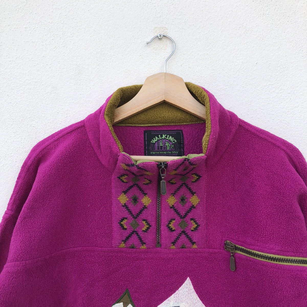 Vintage WALKING BY SILVY POLARLITE BIG LOGO EMBROIDERED SWEATSHIRT Size US S / EU 44-46 / 1 - 7 Thumbnail