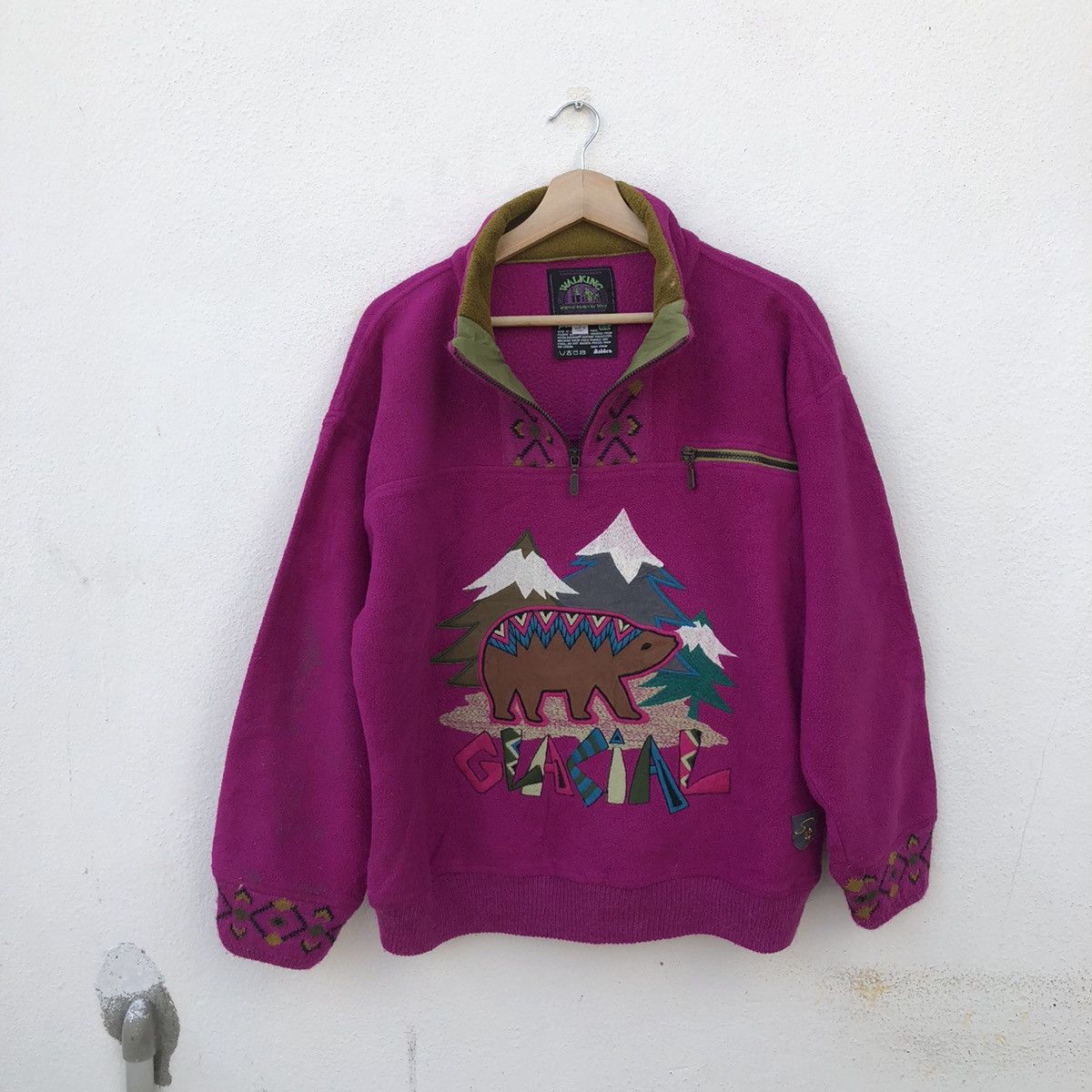 Vintage WALKING BY SILVY POLARLITE BIG LOGO EMBROIDERED SWEATSHIRT Size US S / EU 44-46 / 1 - 11 Thumbnail