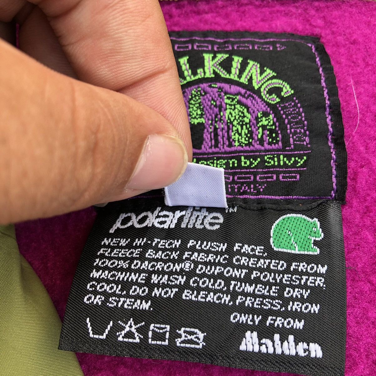 Vintage WALKING BY SILVY POLARLITE BIG LOGO EMBROIDERED SWEATSHIRT Size US S / EU 44-46 / 1 - 14 Thumbnail