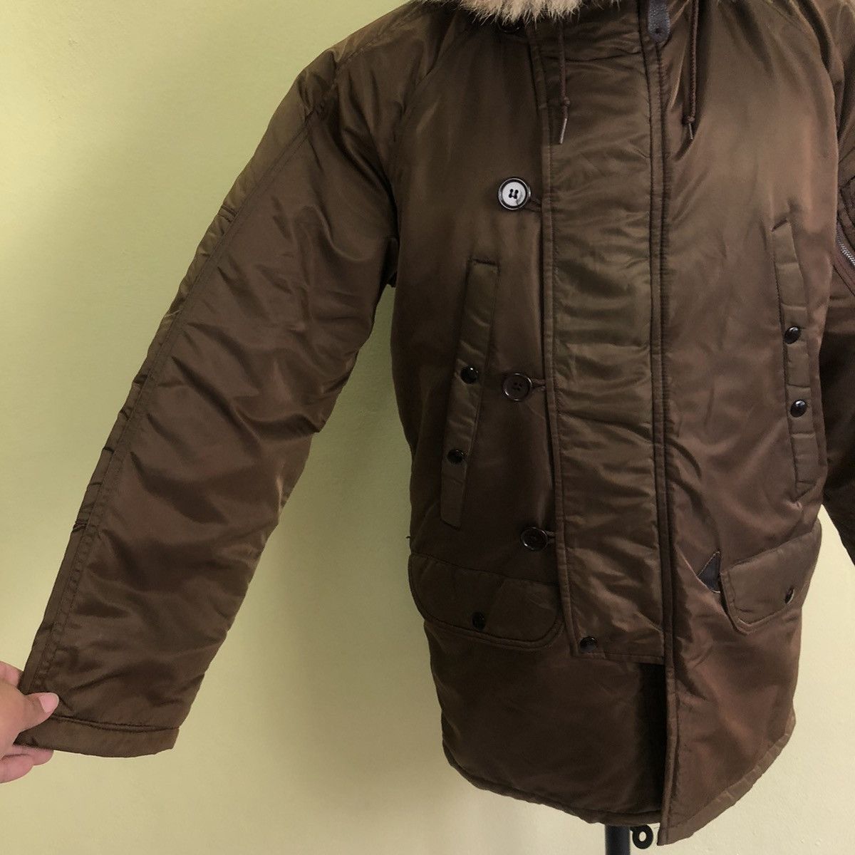 Buzz Rickson's Military Army Jacket Type N-3B/F Made in USA Size US M / EU 48-50 / 2 - 3 Thumbnail