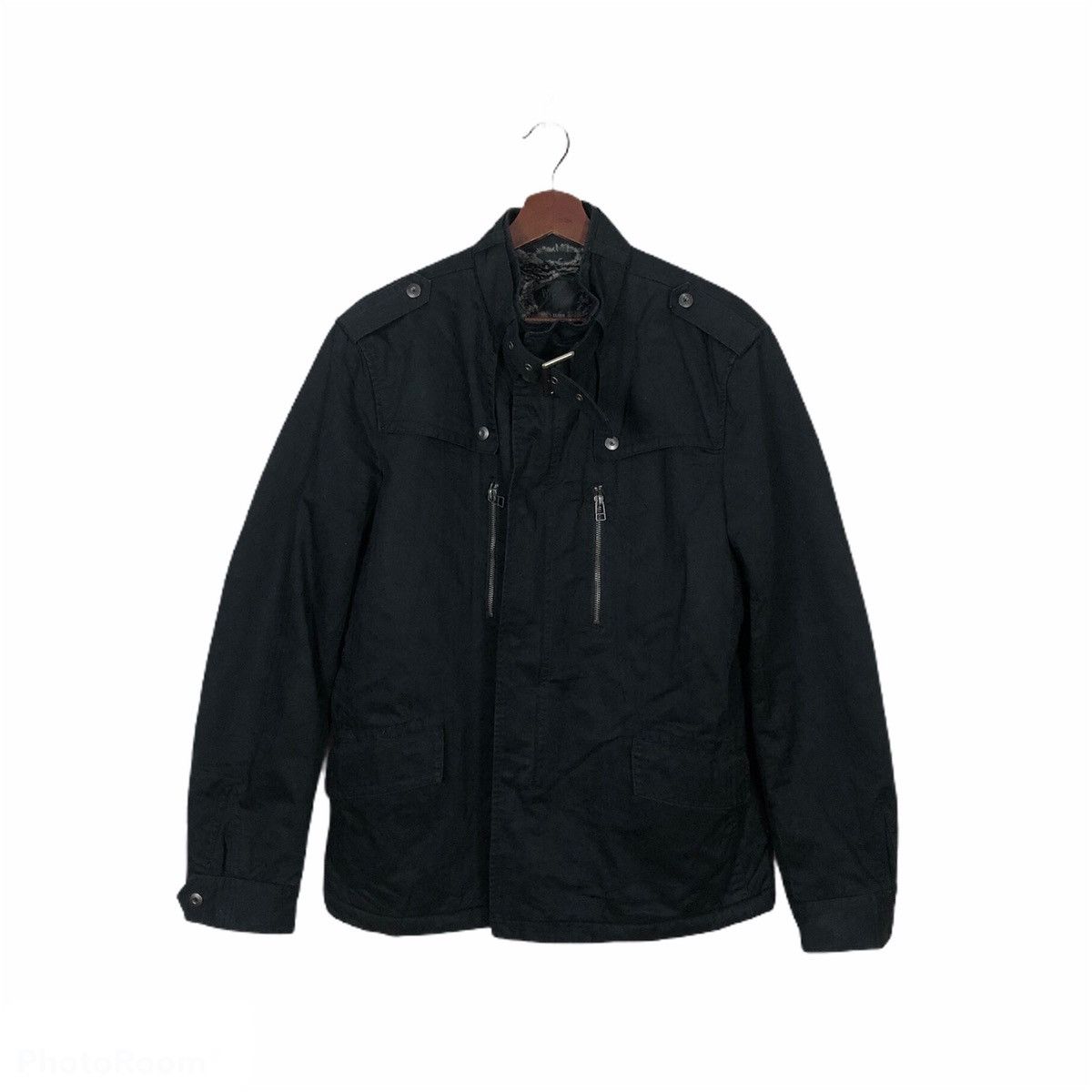 Japanese Brand MOSSIMO PARACHUTE BIKER JACKET MINK FUR LINING NICE DESIGN Size US XL / EU 56 / 4 - 1 Thumbnail