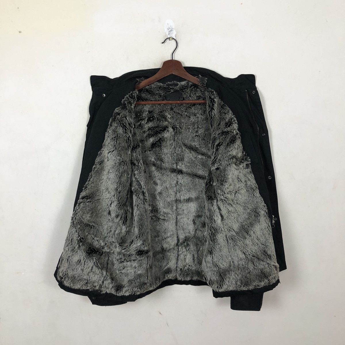 Japanese Brand MOSSIMO PARACHUTE BIKER JACKET MINK FUR LINING NICE DESIGN Size US XL / EU 56 / 4 - 7 Thumbnail