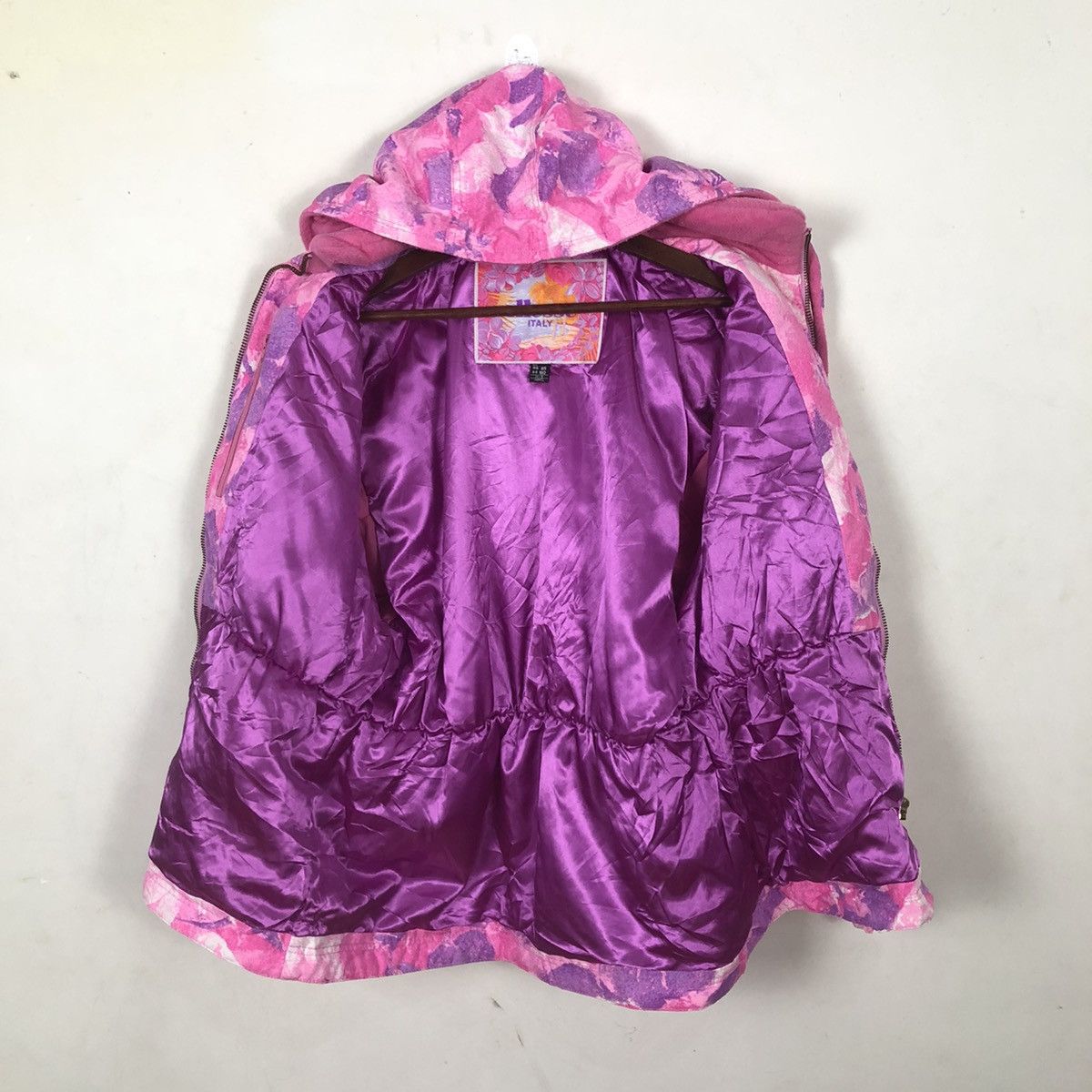 Ellesse FLORAL PINK FULLPRINT SKI JACKET ELLESSE ITALY Size US L / EU 52-54 / 3 - 13 Thumbnail