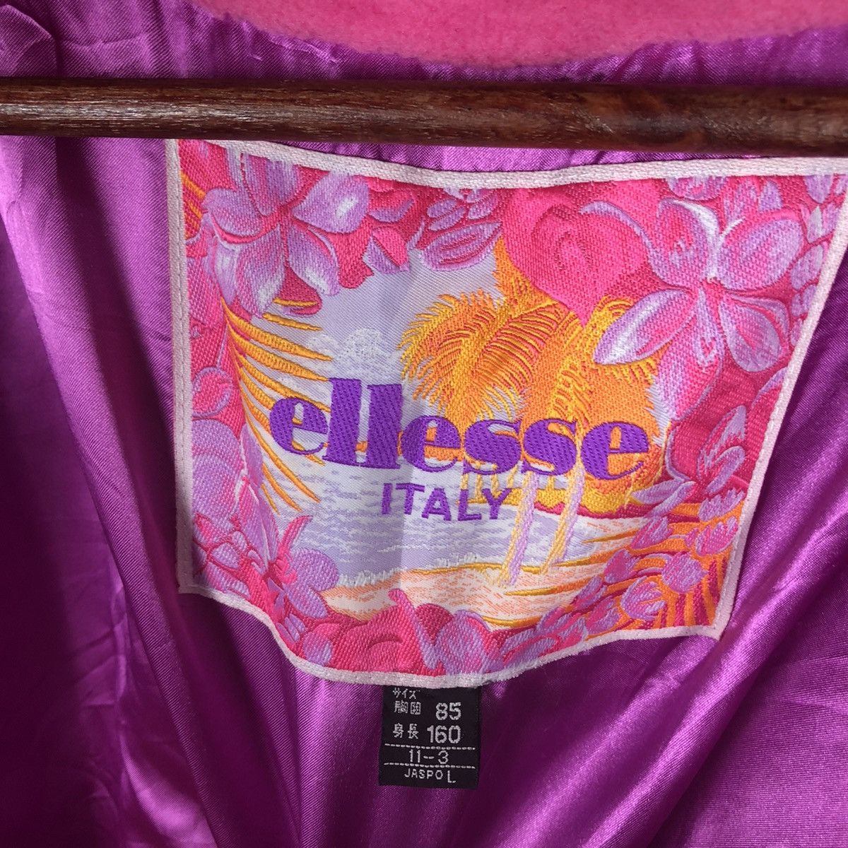 Ellesse FLORAL PINK FULLPRINT SKI JACKET ELLESSE ITALY Size US L / EU 52-54 / 3 - 14 Thumbnail