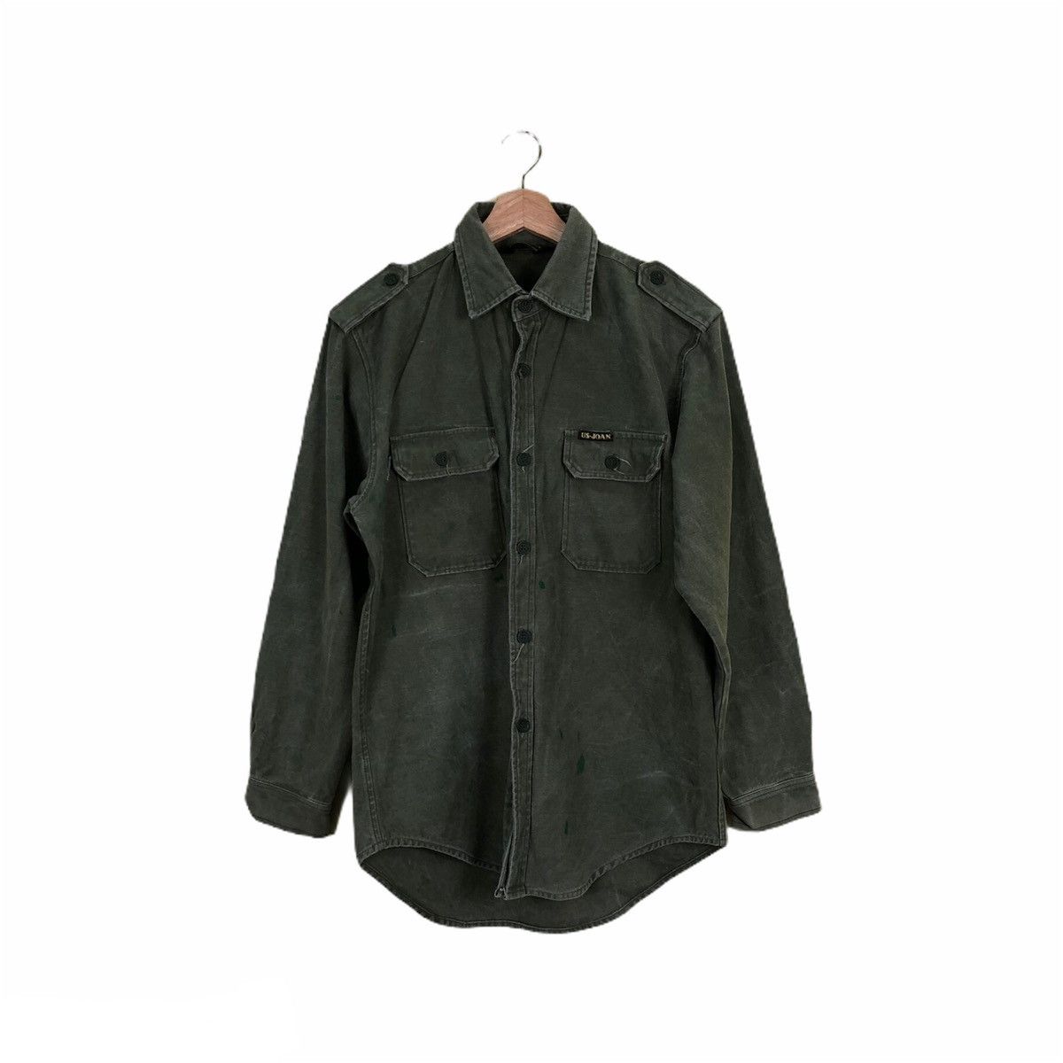 Japanese Brand US Joan Army Shirts Military Design Size US M / EU 48-50 / 2 - 1 Thumbnail