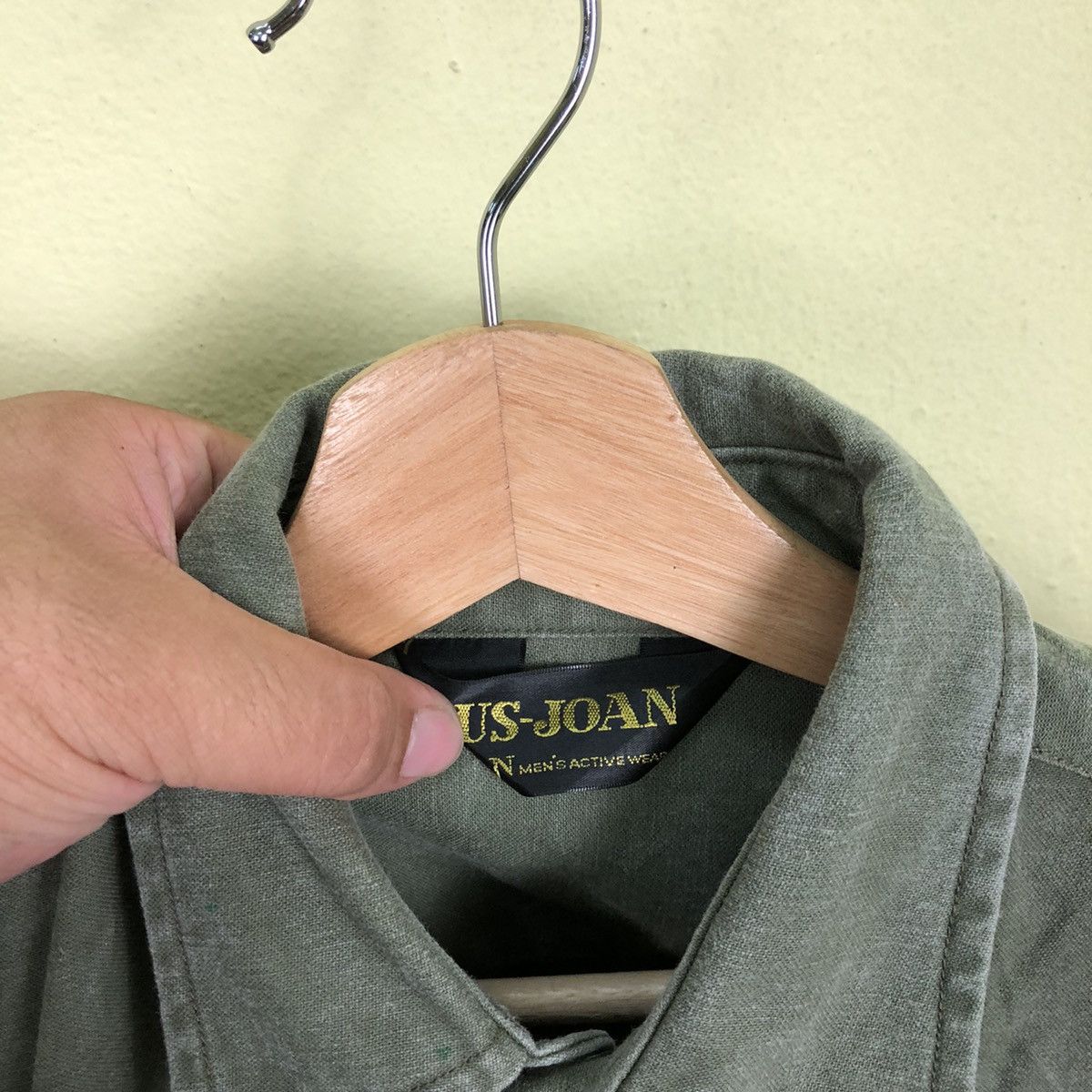 Japanese Brand US Joan Army Shirts Military Design Size US M / EU 48-50 / 2 - 6 Thumbnail