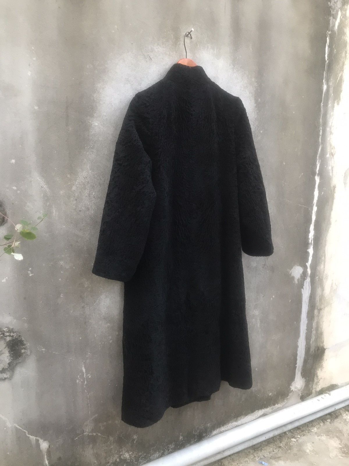 Japanese Brand 🔥Rare🔥Vtg Rotiny Fur Broadtail Long Coat Size M / US 6-8 / IT 42-44 - 13 Thumbnail