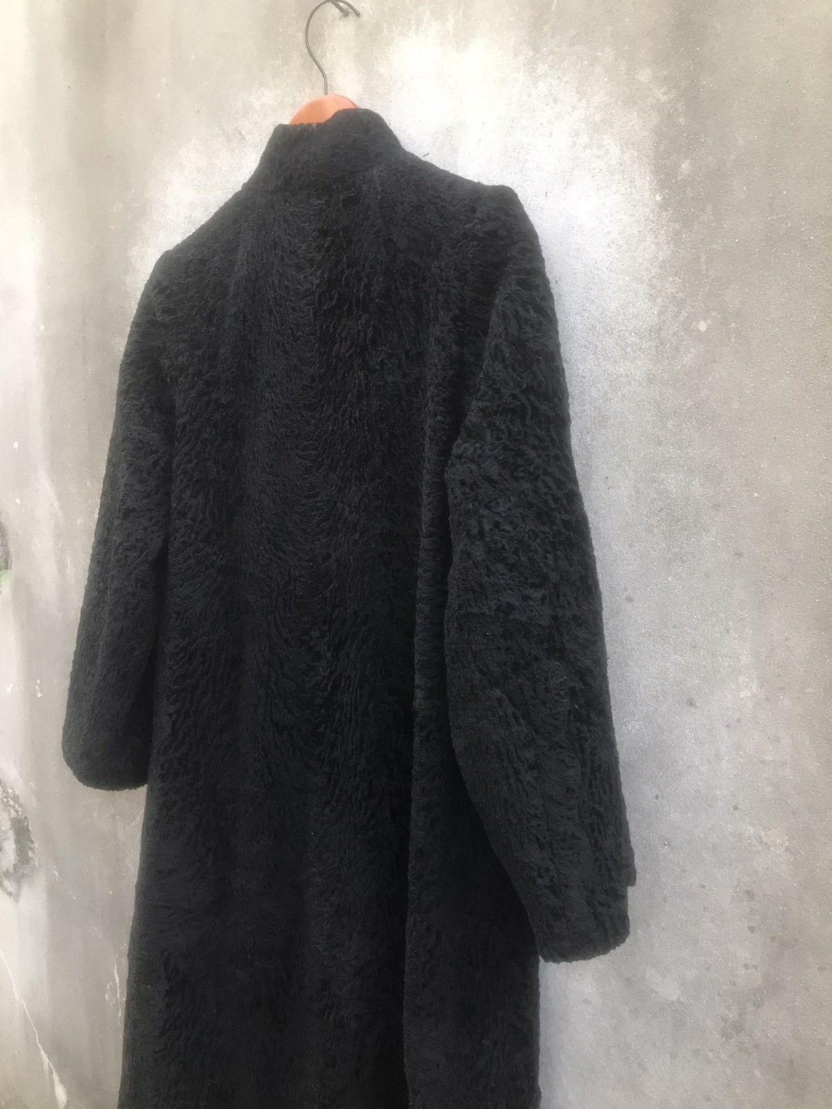 Japanese Brand 🔥Rare🔥Vtg Rotiny Fur Broadtail Long Coat Size M / US 6-8 / IT 42-44 - 15 Thumbnail