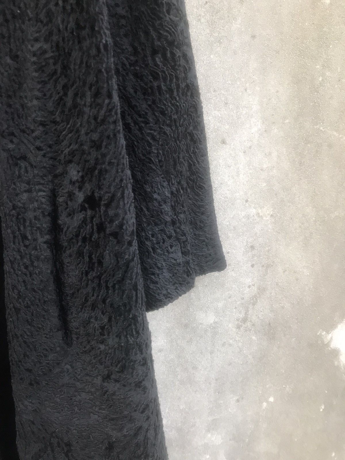 Japanese Brand 🔥Rare🔥Vtg Rotiny Fur Broadtail Long Coat Size M / US 6-8 / IT 42-44 - 10 Thumbnail