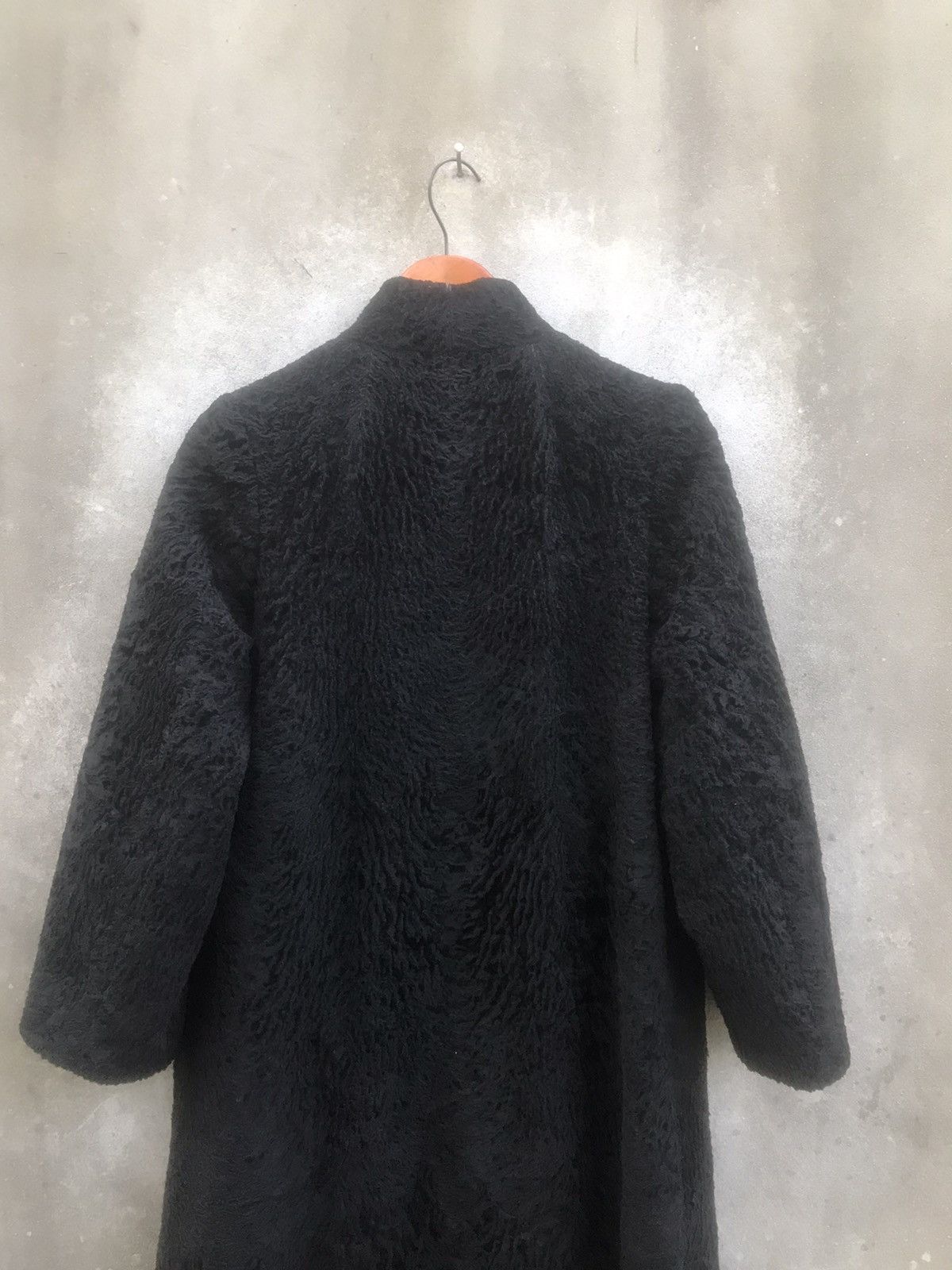 Japanese Brand 🔥Rare🔥Vtg Rotiny Fur Broadtail Long Coat Size M / US 6-8 / IT 42-44 - 11 Thumbnail