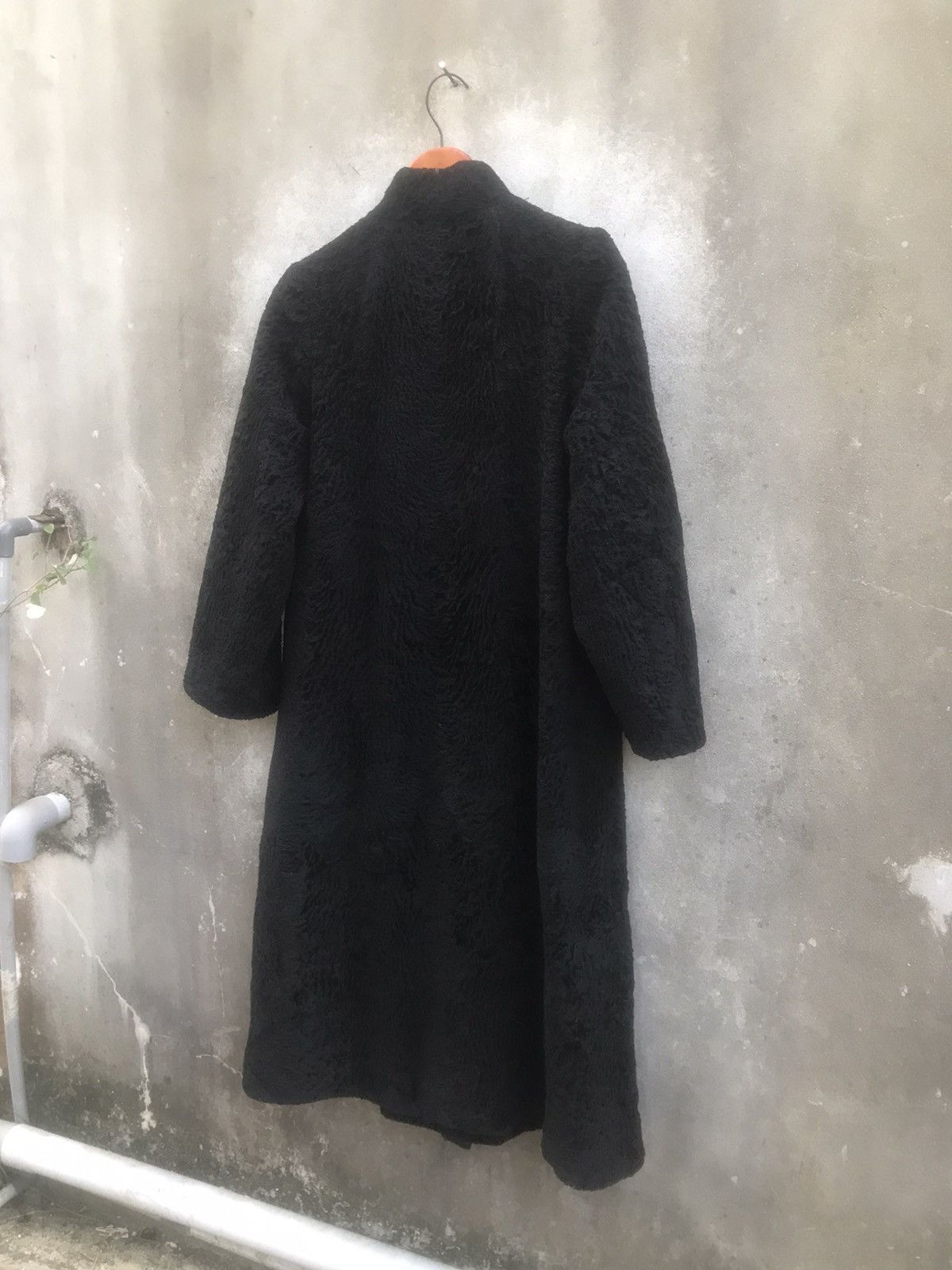 Japanese Brand 🔥Rare🔥Vtg Rotiny Fur Broadtail Long Coat Size M / US 6-8 / IT 42-44 - 12 Thumbnail