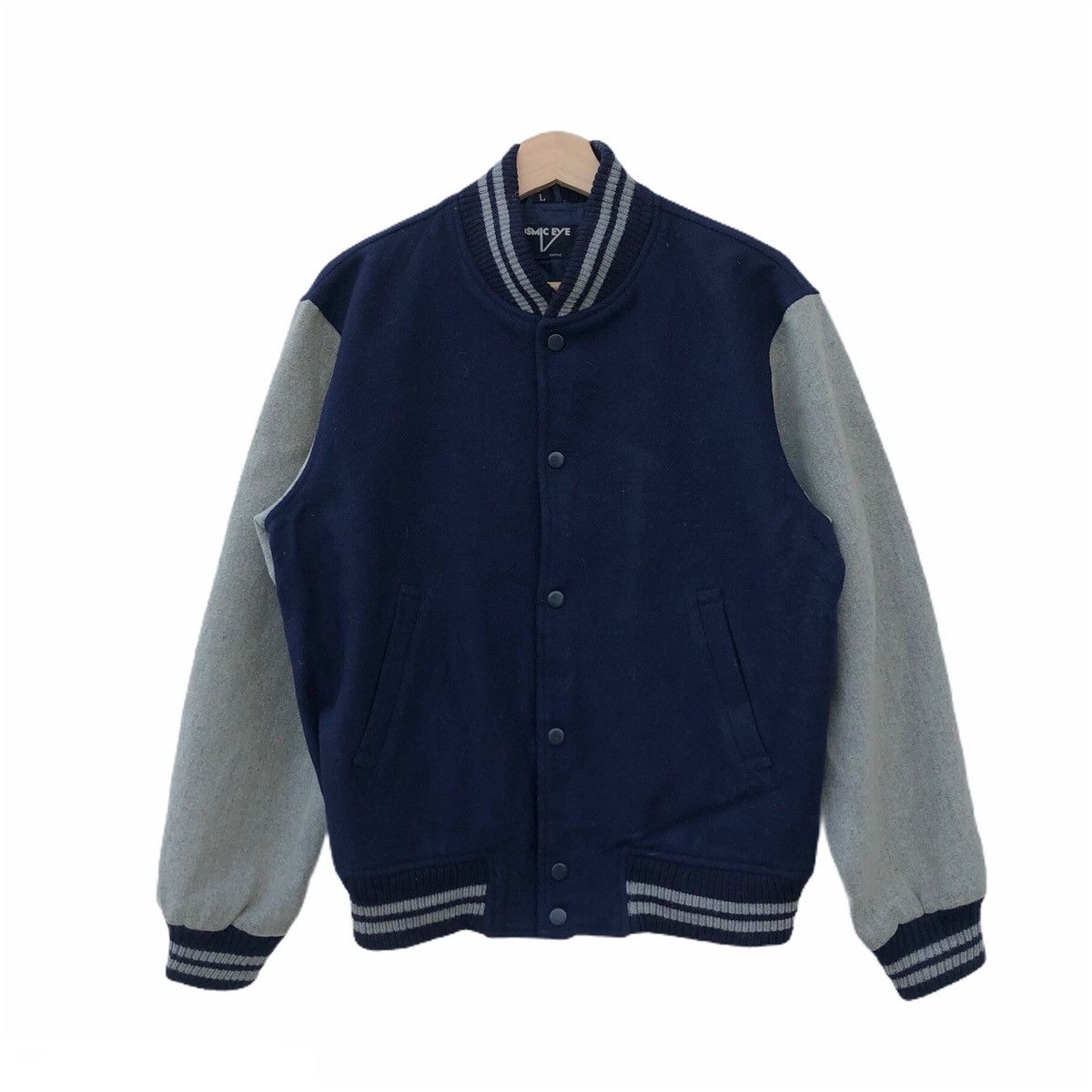 Japanese Brand VARSITY JACKET COSMIC EYE Size US L / EU 52-54 / 3 - 1 Thumbnail