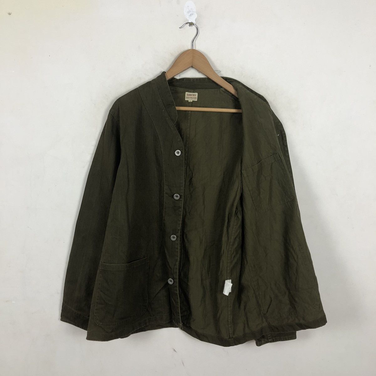 Japanese Brand RAW-TEX BUTTON JACKET MILITARY DESIGN Size US M / EU 48-50 / 2 - 8 Thumbnail