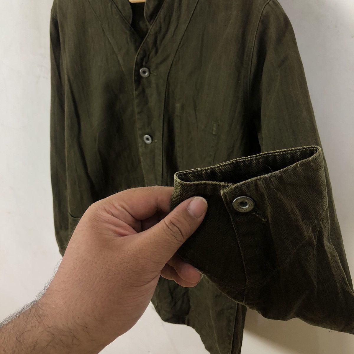 Japanese Brand RAW-TEX BUTTON JACKET MILITARY DESIGN Size US M / EU 48-50 / 2 - 4 Thumbnail
